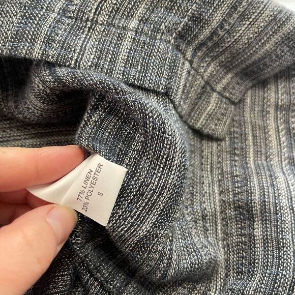Eileen Fisher Blue Grey Linen Dress Size Small - Picture 5 of 7